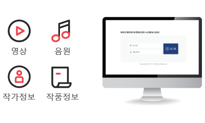영상, 음원, 작가정보, 작품정보